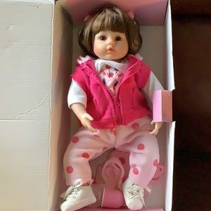 Doll, “Pinky Reborn”, lifelike doll